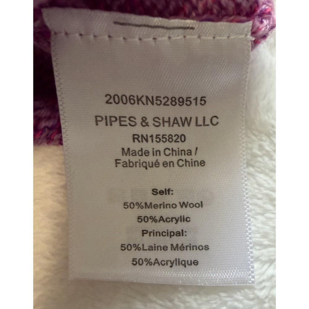 Veronica Beard Kenia Merino Wool Blend V-Neck Puff Shoulder Sweater Fuchsia XS - Picture 10 of 14